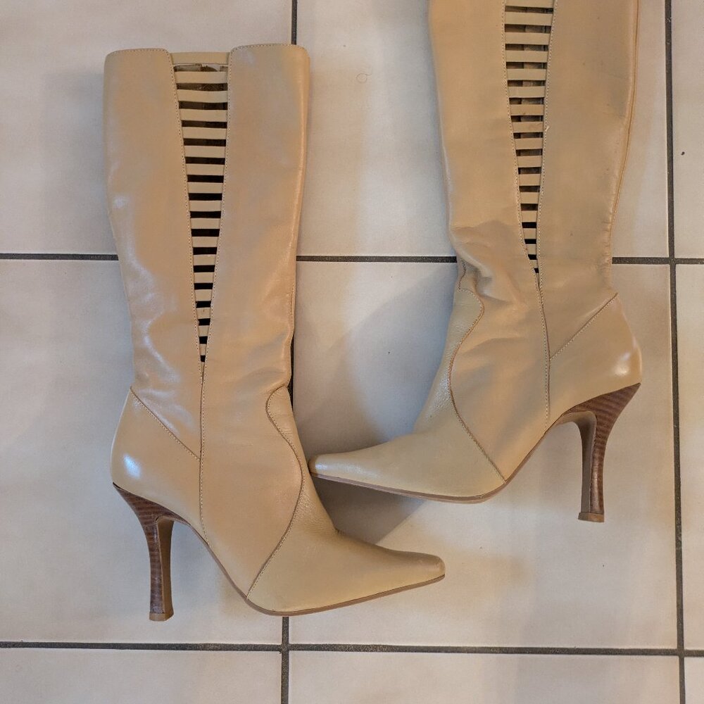Chinese Laundry Leather Tall Boots